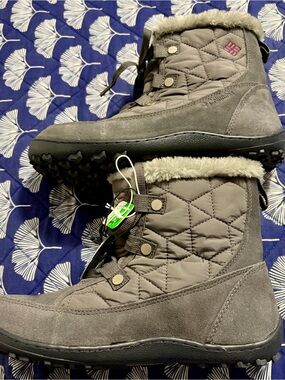 NWT Columbia Minx Shorty OmniHeat Waterproof Winter Snow Shoes Warm Boots US8.5